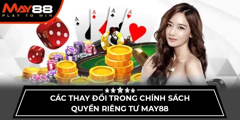 Các thay đổi trong chính sách quyền riêng tư MAY88